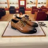Luksusowy sprzedawca major derby boke projektant obuwia Kensington skórzana minister elegancki sukienki butów dżentelmen derbys Oxford Walking mokasyny Rozmiar 38-45