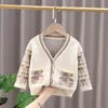 Pullover 2022 Spring Autumn Children Cartoon Cardigan Sweater Boys Clothes Kids Cute Children's Coats Outerwear Jackets Clothing Fashion 0913