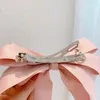 Vintage Bow Hair Clips for Women Girls Wedding Ribbon Korean Hårnålar Barrette Hårtillbehör