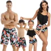 Família correspondente a roupas HH Família combinando moda feminina feminina feminina feminina feminina biquíni pai e filha filho shorts praia sets 220914