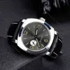 Paneraii Paneria Marke Luxus Uhren Top Luminor Männer es beste Panerai Edition Brauner Lederband Automatische Wasserdichte Uhr