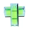 50st/Lot Haccury 10x11x29mm Magnetic Square PMMA Bubble Acrylic Shell Spirit Level Inal för TV Rack Mätinstrument