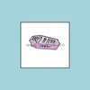 Pins Broothes Dostosowane Pink Memorial Tombstone Brooch Nowe mężczyźni kobiety dekoracja biżuterii Prezent Enamel Pins 1059 D3 Drop de Dhc7g