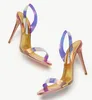 Aquazzuras PVC Designer di alta qualità sandali da donna So Nude Plexi Sandal Heels crysta fibbia party abito da sposa scarpe tacco sexy cinturino posteriore suola in pelle sandalo 35-44