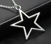 Vintage hollow Star charms Pendant Necklace for Women Fashion Choker Jewelry Goth Gothic Wicca Aesthetic Accessories Female Gifts