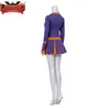 Damskie dresy Jennifer Check Come Munduli Dress Dk High School Long Sange Purple Cheerleader