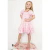 Tenues assorties pour la famille Summer Mère Fille Robes Assorties Grille Rose Printemps Look Famille Maman et Moi Vêtements Tenues Maman Maman Bébé Femmes Filles Robe 220914