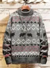 Men s tröjor PFNW och stickat under slitkategori National Style Autumn Winter Chic Casual Sweatshirt 12A5477 220913