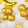 Party Decoration EID Mubarak Moon Star Balloon Set for Muslim Festival Home DIY Decoration Ramadan Kareem Kids Birthday Party Ballon Ornament 220914