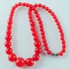 Round Beads Graduated 6-14mm Beaded Necklaces Strand Natural Jades Agates Smooth Stone Women Fashion Jewelry BF300