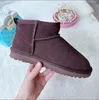 women's snow boots winter girl cow split leather ankle boots