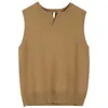 Mens Sweaters Mens Sweater Slim Sleeveless Vest Top Autumn Winter Casual Solid Color Waistcoat V Neck Knit Pullover Plus Size M2XL 220914