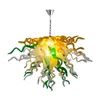 Hedendaagse kristallen hanglampen luxe kunst handgemaakte geblazen glas kroonluchter licht rustieke vintage stijl nieuwigheid verlichting voor hotel woonkamer villa decor lr1484