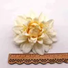 Faux Floral Verdure 2 Pièce 10 Cm Artificielle Dahlia Chrysanthème Tête Pour Mariage Décoration De Noël Diy Fleur Mur Cadeau Boîte Artisanat Faux Fleur J220906