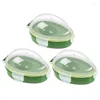 Opslagflessen avocado keeper 3 stuks herbruikbare container individuele spaarpod cover