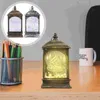 Party Decoration 2pcs Lighting Decor Festival Adornment Ramadan LED Lantern Glowing For Shop