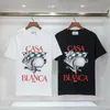 Casablanc Men de cr￩ateurs de femmes T-shirt hommes femmes lettre de haute qualit￩ imprimer des tshirts d￩contract￩s
