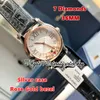 YF Happy Sport Diamonds YF274808 Womens Watch A2892 Automatic 36mm Mother-Of Pearl 7 Diamond Dial Rose Gold Strap Super Edition Eternity Ladies Watches