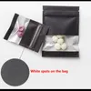 Embrulhe de presente 100pcs/lote pequeno saco de papel marrom/branco de papel com breol de jóias de brinco de comida de janela 220913