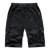 Short masculin Été Men 2022 Pantalon court de mode Coton Quality Mens Casual Homme Holiday Beach Cargo M-8XL