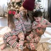 Family Matching Outfits Christmas Pajamas Sets Mom Daddy Romper Baby Girl Boy Look for 220914