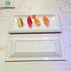 Melamine Dinnerware Placas Sushi Strip Plate Restaurante Japan Style com A5 Melamine Tableware