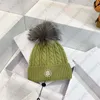 Designer Beanie Skull Caps Mode warme kalte Proof Haarballhüte atmungsable Hut 8 Farben Top Qualität