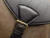 MONTSOURIS 배낭 디자이너 학교 가방 여성용 대용량 배낭 핸드백 M45516 가죽 졸라 매는 끈이있는 마그네틱 버클 클로저 양각 캐주얼 가방