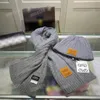 Moda Şapkalar ve Eşarplar Setleri Tasarımcı Kadın Kaşmir Eşarp Lüks Erkekler Beanie Kafatası Kapakları Kış uzunluğunda yüksek kaliteli şal eşarpları