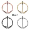 Brooches 2022 Retro Viking Brooch Collection Twists Knotted Fibula Cloak Pin Penannular Shawl Style Pins