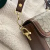 Kobiety Brown Messenger Cross Cross Body Ramię z dwoma długimi paskiem luksusowe designerskie torebki torebki mody Lady Winter M portfel wysokiej jakości torba crossbody