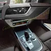 3D / 5D Fibre carbone Car Centre de console intérieure Couleur Couleur Couleur Changement Sticker Sticker pour BMW Série 7 G11 G12 2016-2021