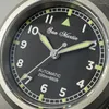 Zegarek San Martin Watch Sapphire Glass 38 mm vintage entuzjastów wojskowych Automatyczne zegarki mechaniczne Nylon Pasek 20bar