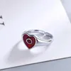 Öppen lyxig designer ring toppkvalitet kärleksdesignringar för par älskare ring mode smycken leverans