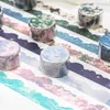 Gift Wrap Cute Sky Clouds Landscape Painting Decorative Adhesive Tape Color Masking For Stickers Scrapbooking DIY Craft Po