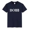 Summer Cotton Men's Tees BO Men's Cold Short Sleeve o-neck Stretch quick-drying Breathable Sports Leisure Shirt Men's Tops