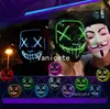 منزل LED LED MASK HALLOWEEN MASK Party Ghost Dance Lead Mask Halloween Cosplay Cosplay Barty Scks LT025