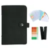 Notepads 33pcs A6 Artificial Leather Ruler With Cash Envelope Slip Sheet Elegant Budget Binder Set For Financial Planning 6 Holes 220914