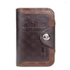 Wallets Men Wallet Magnetic Snap Clutch Bag Male Purse Leather Compartment Luxury For 2022