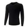 Mężczyzn Swatery 6 Kolory Mężczyzny Silny kolor Slim Elastic Ciend Pullover V Szyja Sprężyna jesienna marka mody SWEATER USA Rozmiar M 2xl 220913