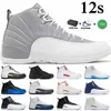 Jumpman 12 Heren Basketbalschoenen 12s Playoffs Royalty Taxi Stealth Reverse Flu Game Hyper Royal Twist Utility Dark Concord Sneakers voor heren Buitensporten Sneakers