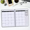 Taccuini Office Planner - Calendario mensile settimanale 2023 9 x 11 Gestione del tempo Taccuino personale Copertina rigida in PVC con note a spirale 220914