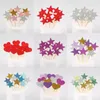 Forniture festive 2022 10 pezzi Mini Heart Star Cupcake Toppers Torta di compleanno Topper Decorazione Picks Bambini Decorazioni della festa nuziale Baby Shower