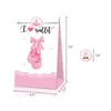 Confezione regalo X12 Ballerina Girl Party Paper Gift Bag con adesivi X18 150G Qualità ambientale Kraft Paper Food Bag Gift Paper Packing 220913