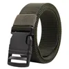 Supporto per la vita Cintura tattica Asciugatura rapida Sport Nylon Uomo Donna Moda Tela Cinture con fibbia in metallo Design maschile Cintura da esterno 2022