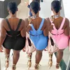 Women's Tracksuits 2022 Summer Tank Tops Back Lace Up With Shorts Lovely Women Two Piece Sets