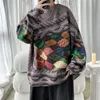 Mens Sweaters Autumn and Winter Knitted Sweater Male Student Trend Loose Youth Large Size Pullover Top Can Be Worn Outside 220914