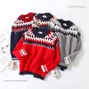 Pullover 2020 Autumn Winter 2 3 4 6 8 9 10 Years Christmas Gift O-hals stickad stilig etnisk stil mjuk tröja för barn Baby Boys 0913