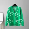 2022 Fall and Winter Women Sweater Love Short Cardigan Jacket Modna projektantka