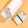 Wallets Pearl Laser PU Leather Zipper Women's Wallet Fashion Short Ladies Coin Purse Female Money Bag Clip Holder Clutch